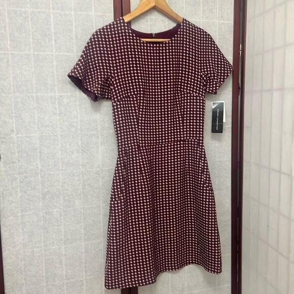 FRENCH CONNECTION BERRY BLUSH SLIM FIT DRESS SIZE 2‎ NWT - Picture 2 of 10